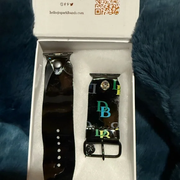 Upcycled Dooney & Bourke Multicolor Waterproof Watchband by Spark’l. - Picture 2 of 3